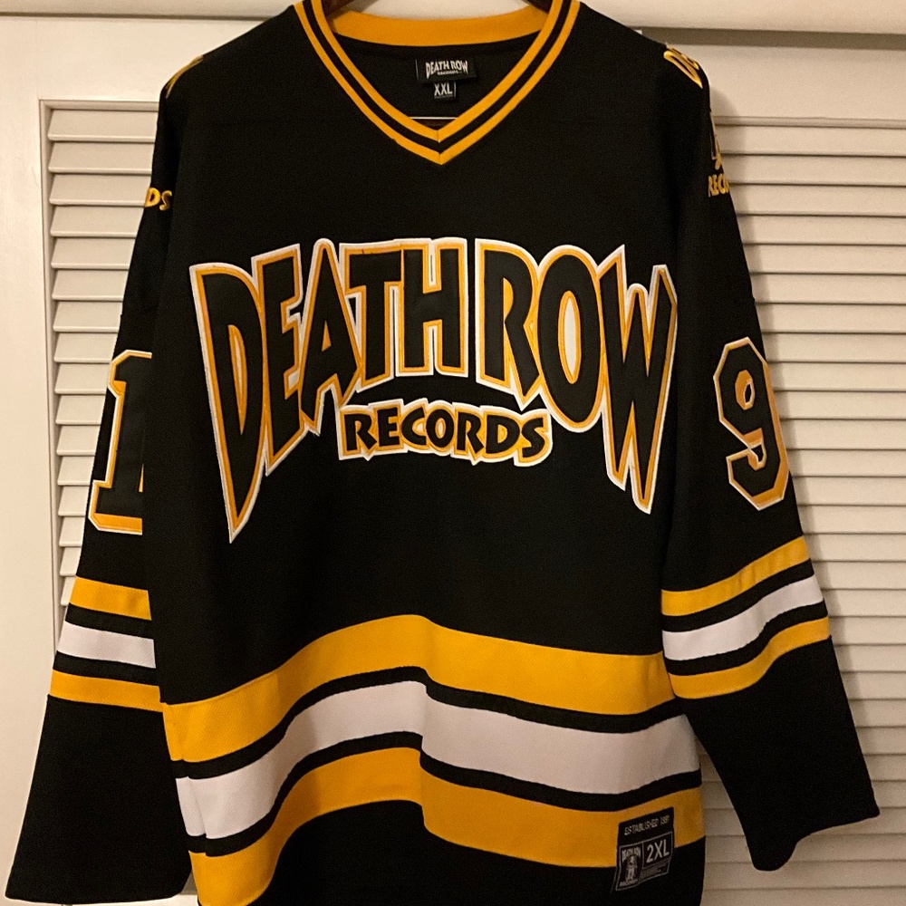 Officially Licensed Collectible 91 Death Row Records Jersey - Rare Size 2XL